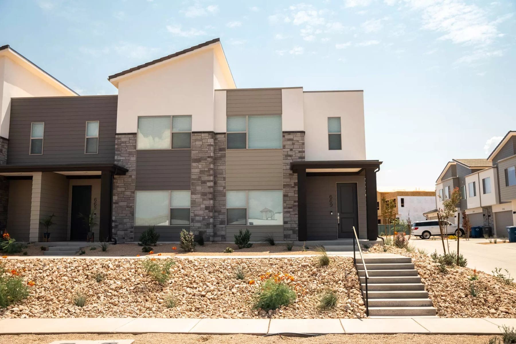 Desert Color Townhomes- Visionary Homes